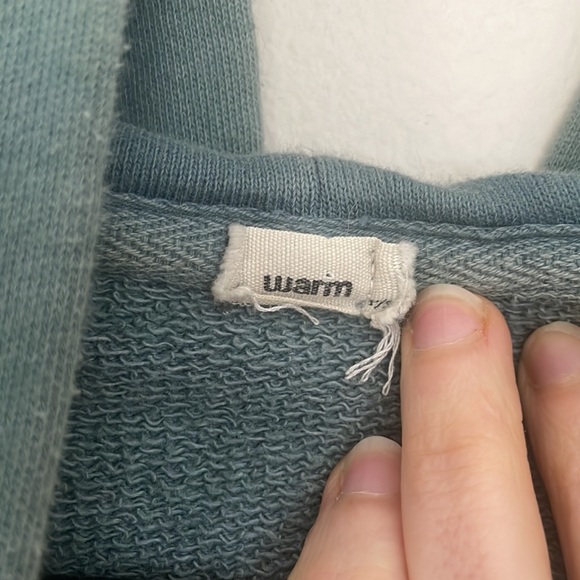 Warm NY - Playa Hooded Romper in Washed Indigo - Size Small - Picture 4 of 7